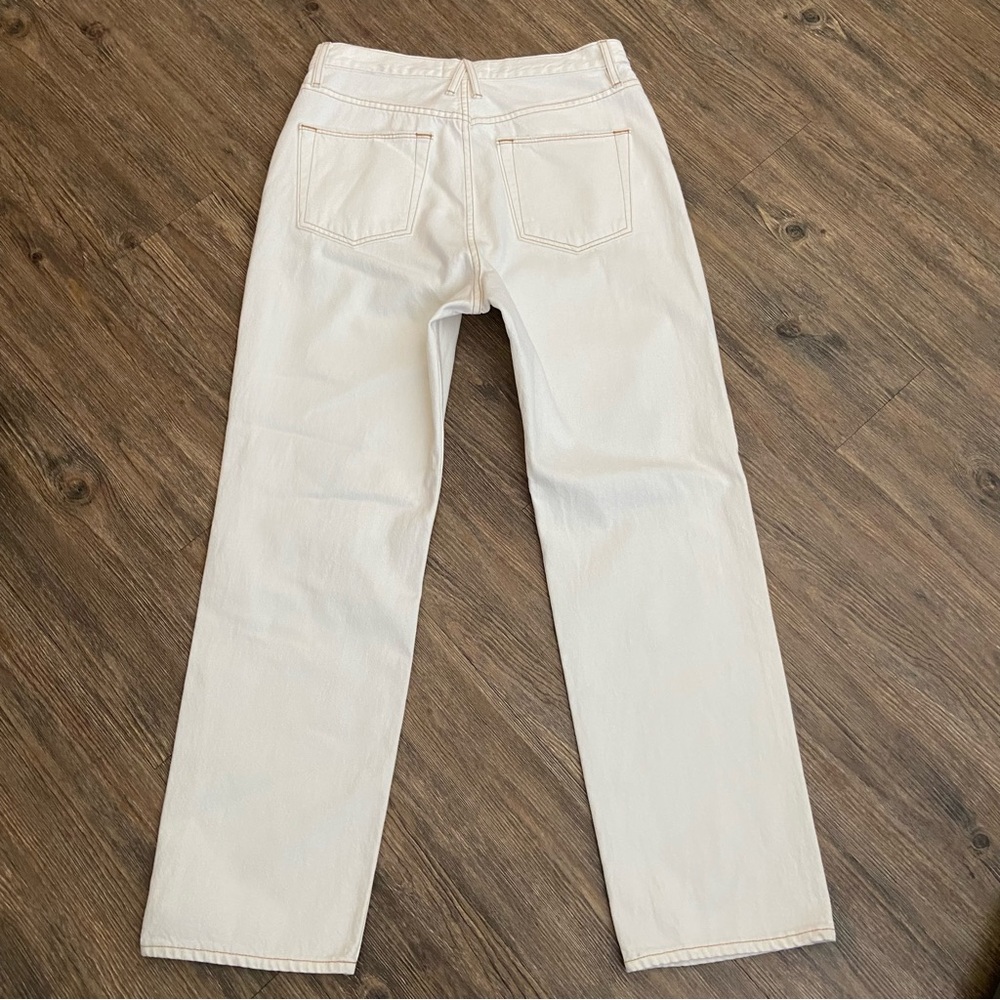 SLVRLAKE Dakota Ivory Destructed Jeans Size 30 - Picture 14 of 14